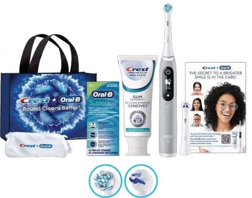 Free whitening or oral hygiene kit for new patients